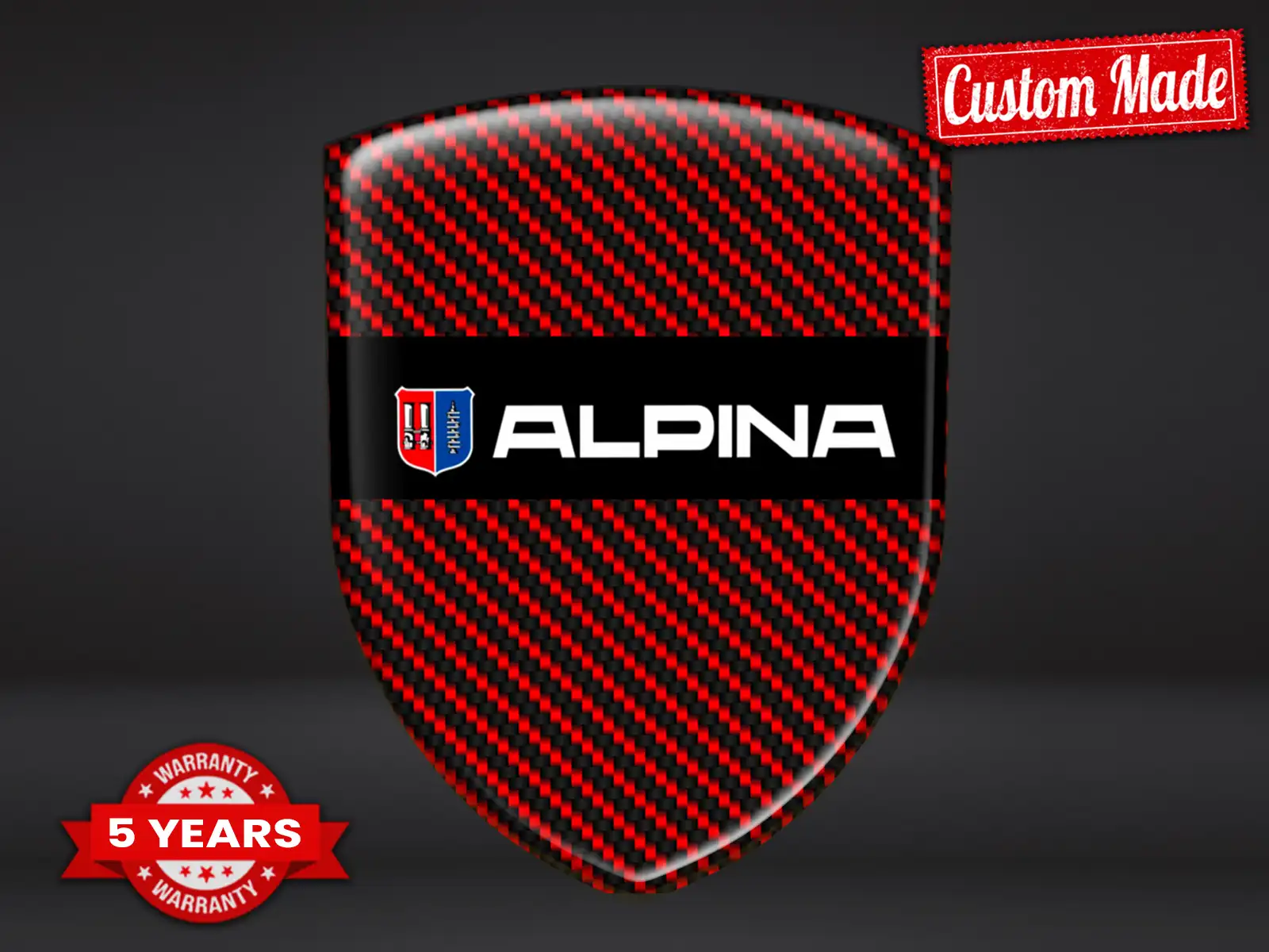 Alpina Autoaufkleber Stil Premium Anpassbar